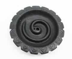 Spiral Motifli Yuvarlak Tütsülük