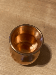 Kalaysız Bakır Bardak - 200 ml